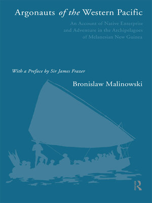 cover image of Argonauts of the Western Pacific